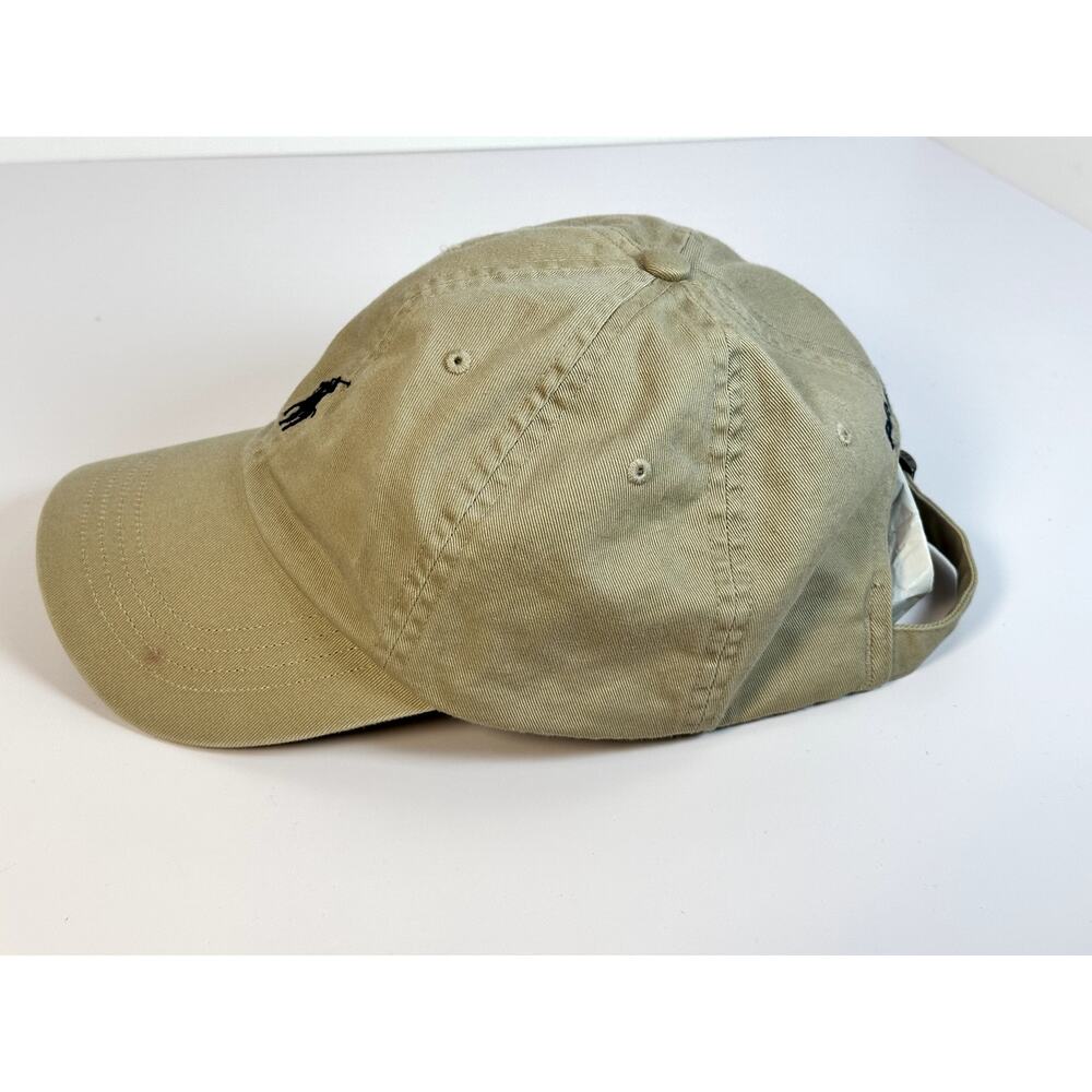 Ralph Lauren Cotton Baseball Caps Bundle of 3 White Tan Black Embroidered Logo - Picture 8 of 16